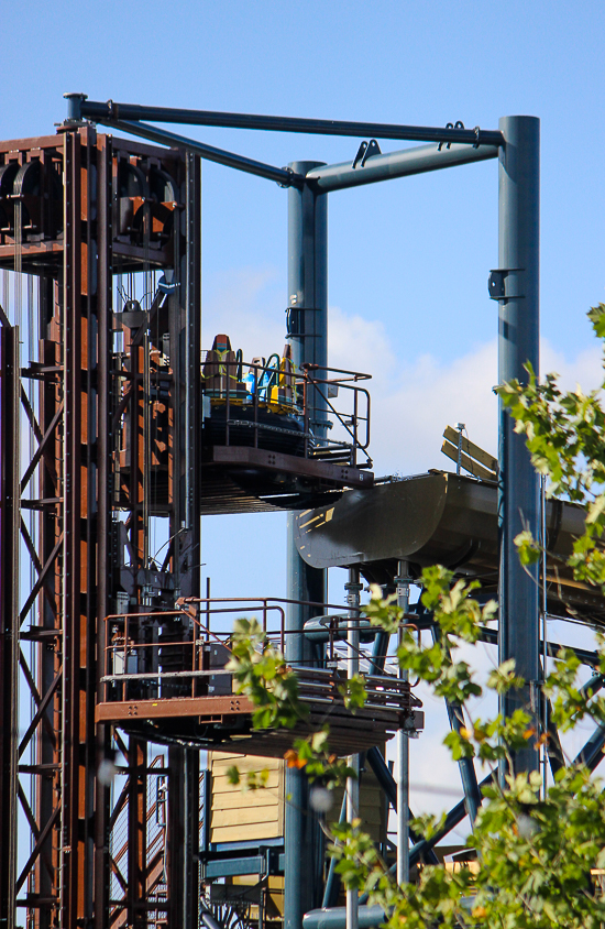 The New for 2020 Mystic River Falls at Silver Dollar City, Branson, Missouri