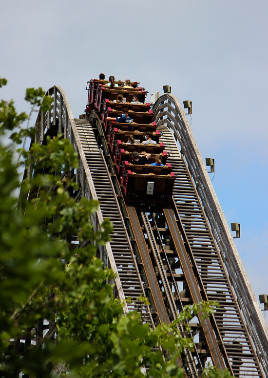 Outlaw Run rollercoaster at Silver Dollar City, Branson, Missouri