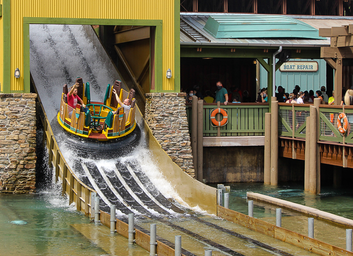 Mystic River Falls at Silver Dollar City, Branson, Missouri