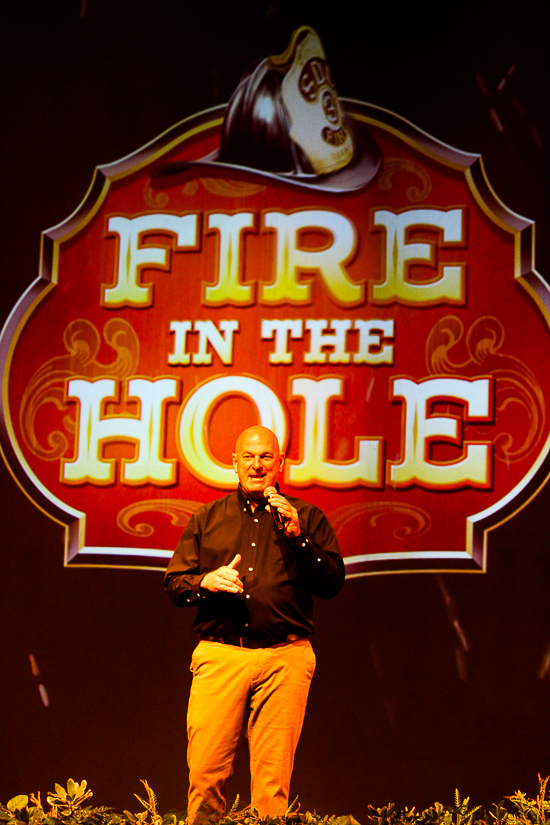 The Big Reveal of the new Fire in the Hole at Silver Dollar City, Branson, Missouri