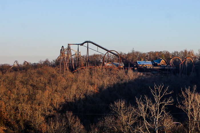 The final day of Fire in the Hole at Silver Dollar City, Branson, Missouri