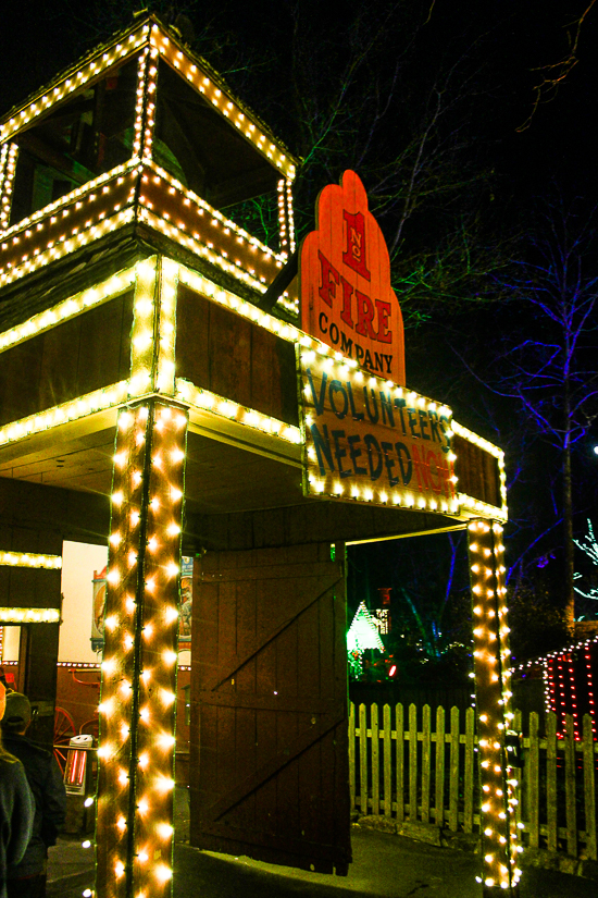 The final day of Fire in the Hole at Silver Dollar City, Branson, Missouri