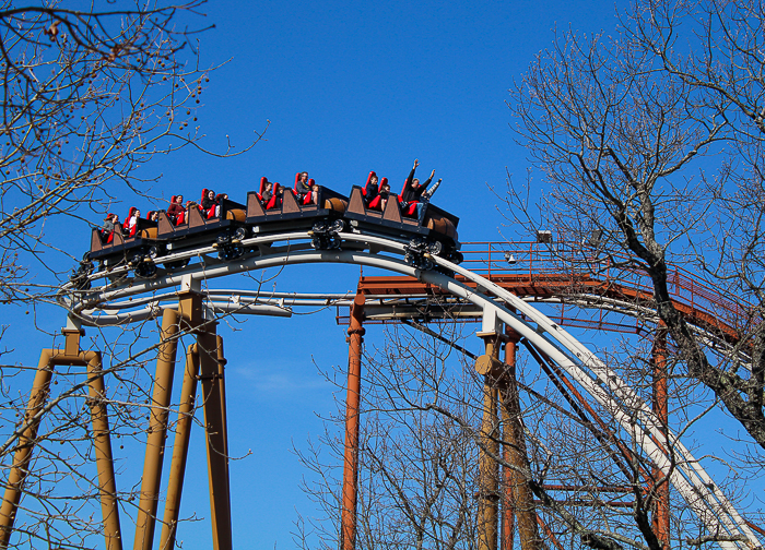 The final day of Fire in the Hole at Silver Dollar City, Branson, Missouri