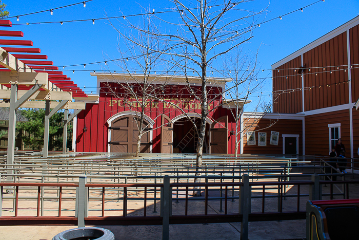 The Media Preview for Fire in the Hole at Silver Dollar City, Branson, Missouri