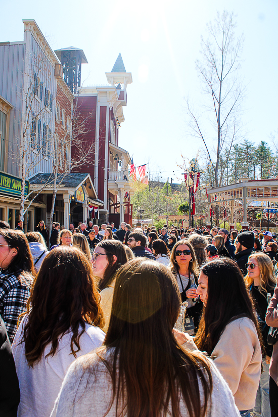 The final day of Fire in the Hole at Silver Dollar City, Branson, Missouri