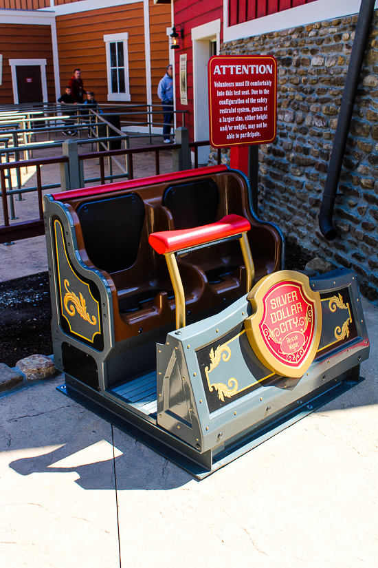 The final day of Fire in the Hole at Silver Dollar City, Branson, Missouri