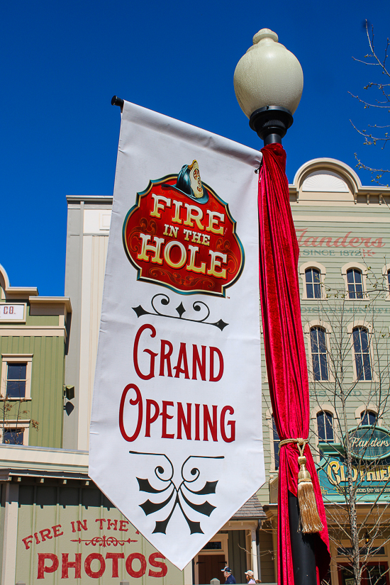 The final day of Fire in the Hole at Silver Dollar City, Branson, Missouri