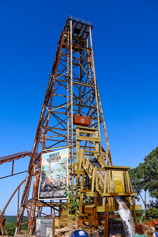 The New for 2027 Miners Mountain Express roller coaster announcement at Silver Dollar City, Branson, Missouri
