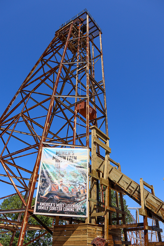The New for 2027 Miners Mountain Express roller coaster announcement at Silver Dollar City, Branson, Missouri