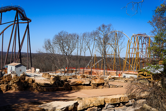 The Silver Sollar City Resort topping off ceremony at Silver Dollar City, Branson, Missouri