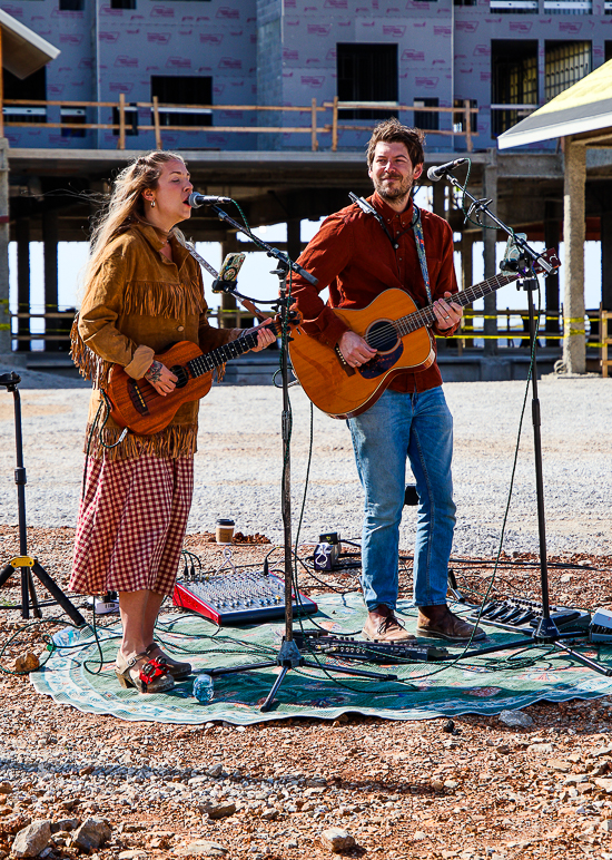 The Silver Sollar City Resort topping off ceremony at Silver Dollar City, Branson, Missouri