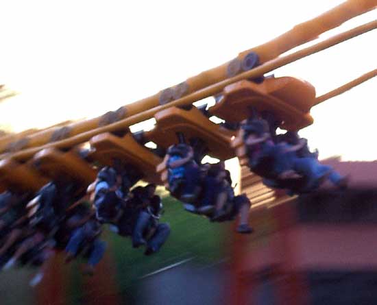 The Mind Eraser Rollercoaster At Six Flags America, Largo, MD