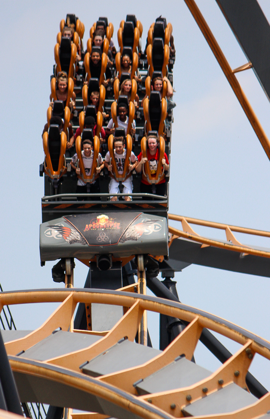 Apocalypse The Last Stand rollercoaster - The American Coaster Enthusiasts Coaster Con 41 at Six Flags America, Upper Marlboro, MD