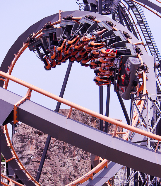 Apocalypse The Last Stand rollercoaster - The American Coaster Enthusiasts Coaster Con 41 at Six Flags America, Upper Marlboro, MD