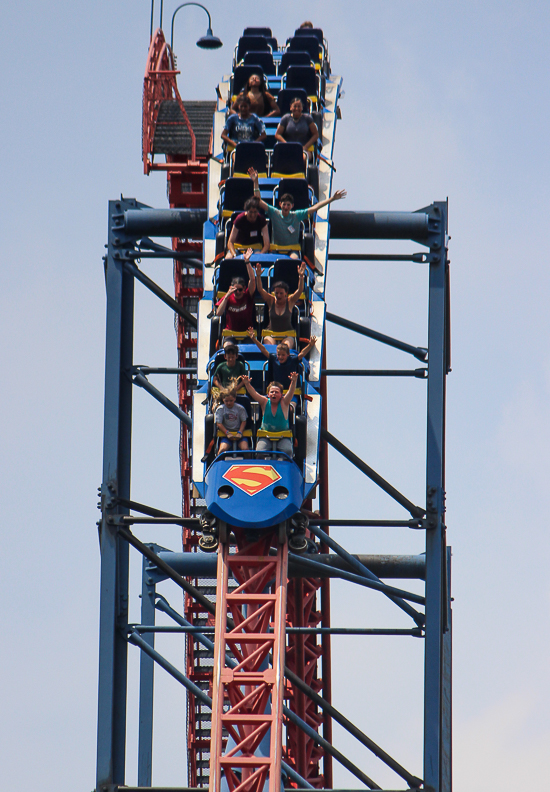 Superman The Ride of Steel - The American Coaster Enthusiasts Coaster Con 41 at Six Flags America, Upper Marlboro, MD