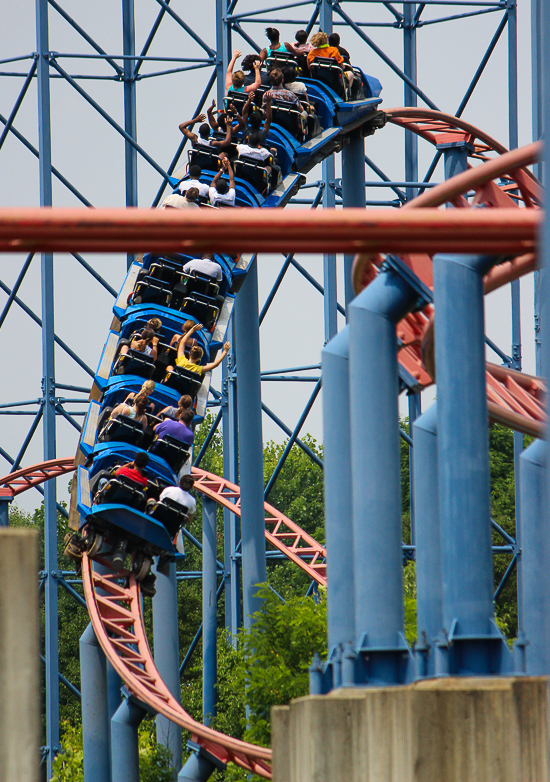 Superman The Ride of Steel - The American Coaster Enthusiasts Coaster Con 41 at Six Flags America, Upper Marlboro, MD