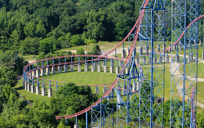 Apocalypse The Last Stand rollercoaster - The American Coaster Enthusiasts Coaster Con 41 at Six Flags America, Upper Marlboro, MD