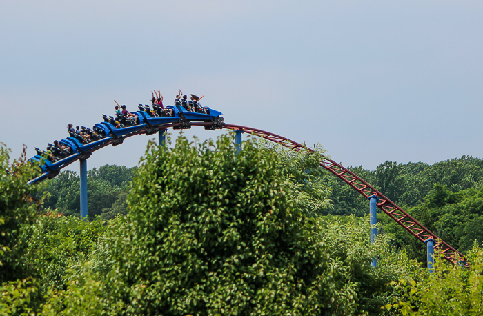 Superman The Ride of Steel - The American Coaster Enthusiasts Coaster Con 41 at Six Flags America, Upper Marlboro, MD