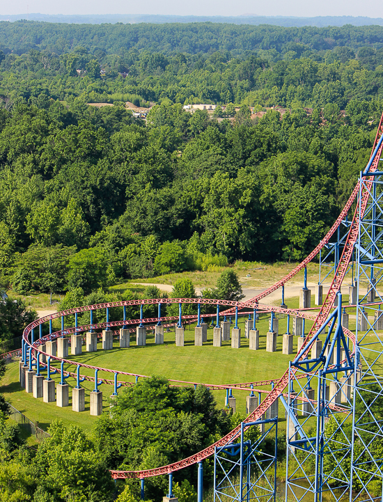 Apocalypse The Last Stand rollercoaster - The American Coaster Enthusiasts Coaster Con 41 at Six Flags America, Upper Marlboro, MD