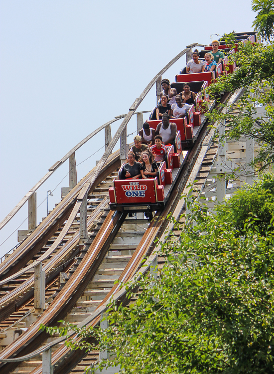 The Wild One Rollercoaster - The American Coaster Enthusiasts Coaster Con 41 at Six Flags America, Upper Marlboro, MD