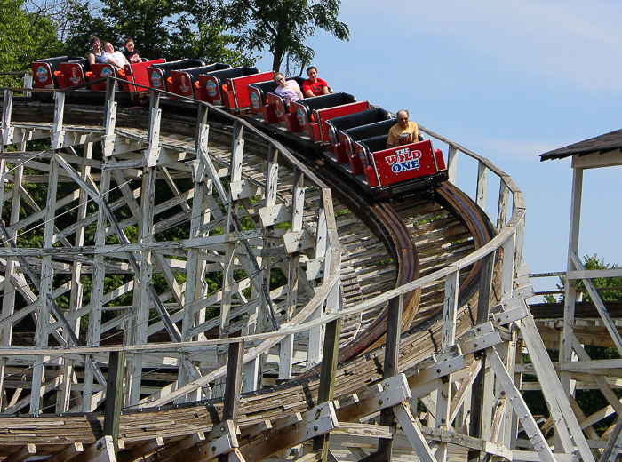 The Wild One Rollercoaster - The American Coaster Enthusiasts Coaster Con 41 at Six Flags America, Upper Marlboro, MD