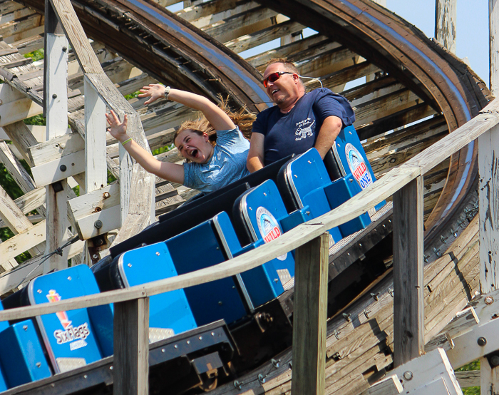 The Wild One Rollercoaster - The American Coaster Enthusiasts Coaster Con 41 at Six Flags America, Upper Marlboro, MD