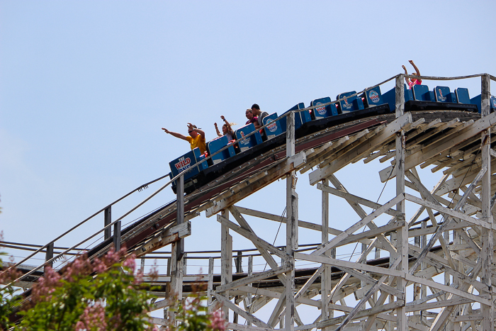 The Wild One Rollercoaster - The American Coaster Enthusiasts Coaster Con 41 at Six Flags America, Upper Marlboro, MD