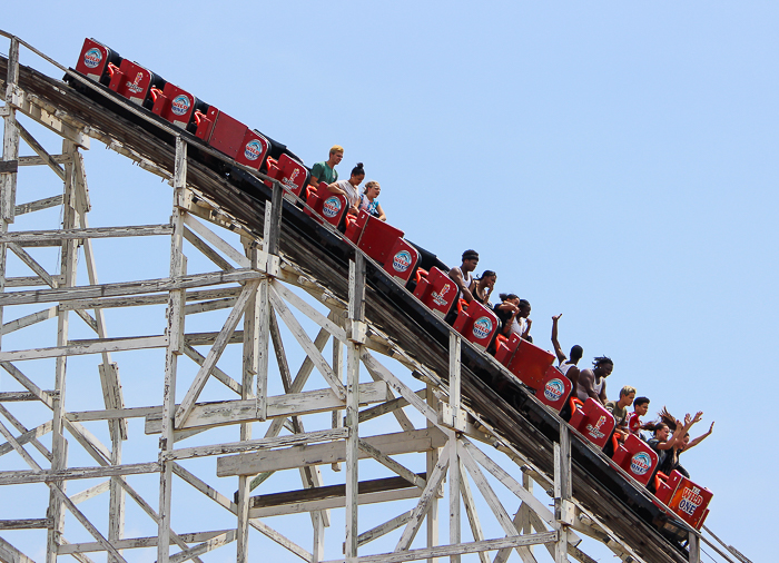 The Wild One Rollercoaster - The American Coaster Enthusiasts Coaster Con 41 at Six Flags America, Upper Marlboro, MD