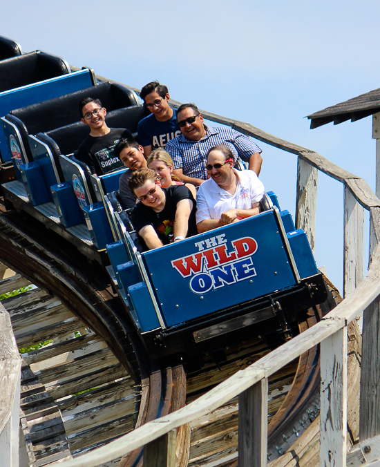 The Wild One Rollercoaster - The American Coaster Enthusiasts Coaster Con 41 at Six Flags America, Upper Marlboro, MD