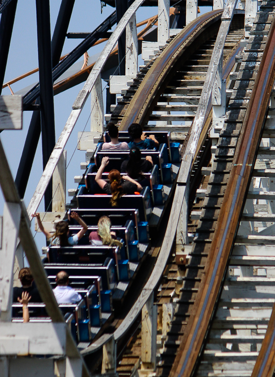 The Wild One Rollercoaster - The American Coaster Enthusiasts Coaster Con 41 at Six Flags America, Upper Marlboro, MD