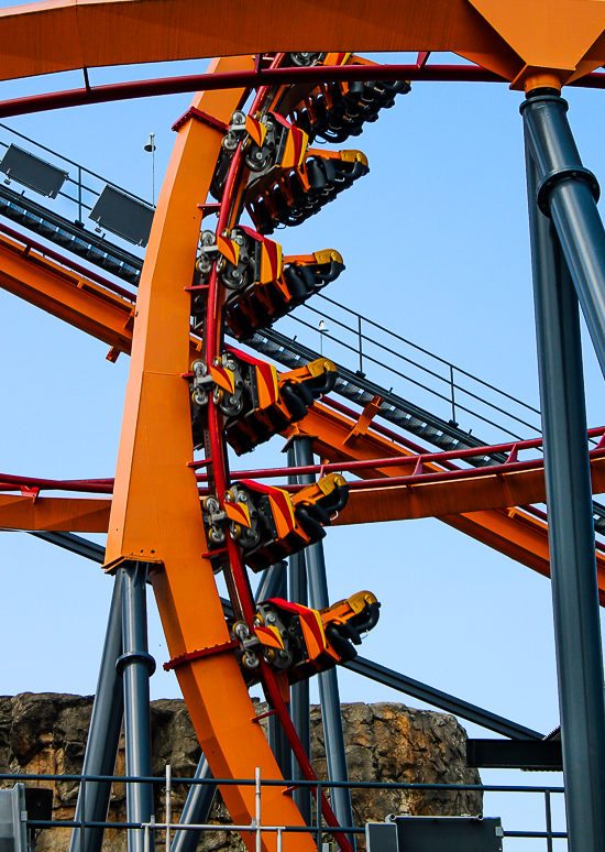 The Firebird Rollercoaster at Six Flags America, Upper Marlboro, MD