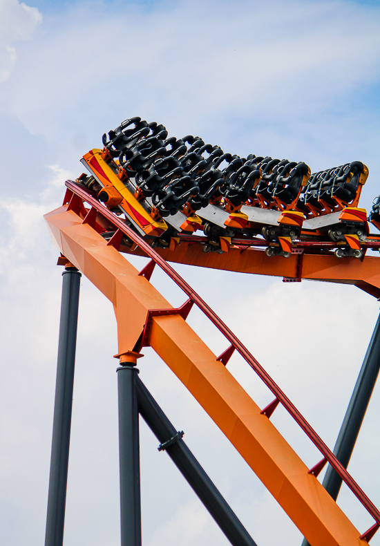 The Firebird rollercoaster at Six Flags America, Upper Marlboro, MD