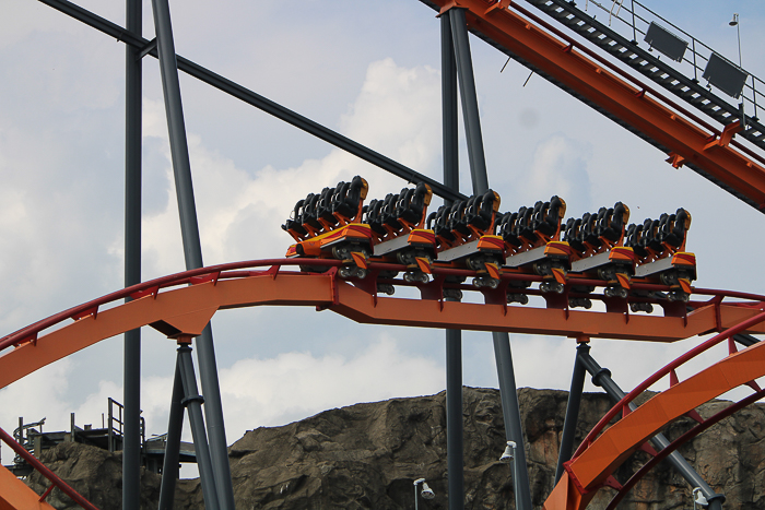 The Firebird rollercoaster at Six Flags America, Upper Marlboro, MD