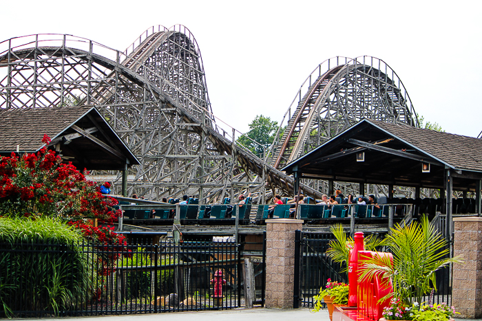The Roar rollercoaster at Six Flags America, Upper Marlboro, MD