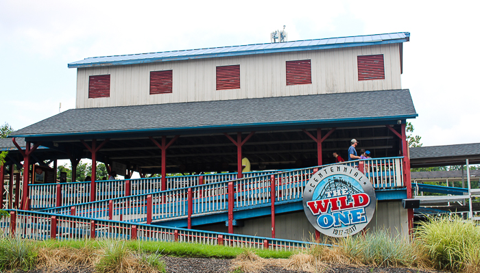 The Wild One rollercoasterl at Six Flags America, Upper Marlboro, MD