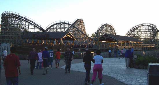 The Roar Rollercoaster At Six Flags America, Largo, MD