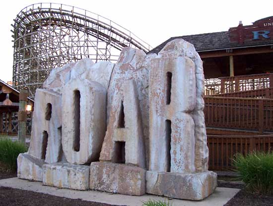 The Roar Rollercoaster At Six Flags America, Largo, MD