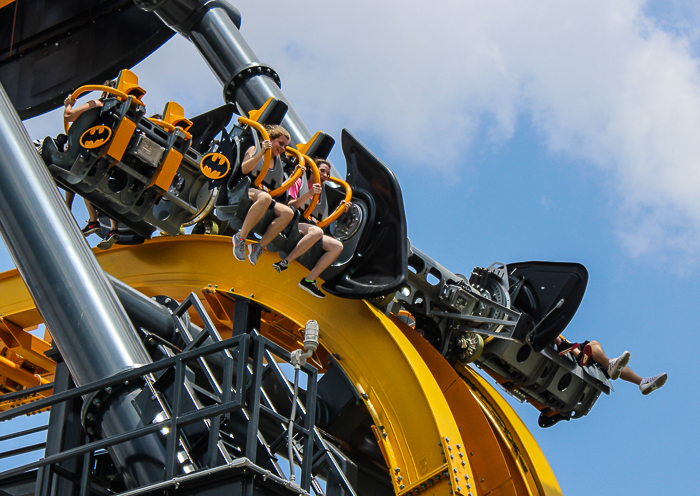 The Batman Rollercoaster at Six Flags Fiesta Texas, San Antonio, Texas