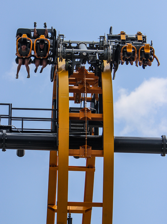 The Batman Rollercoaster at Six Flags Fiesta Texas, San Antonio, Texas