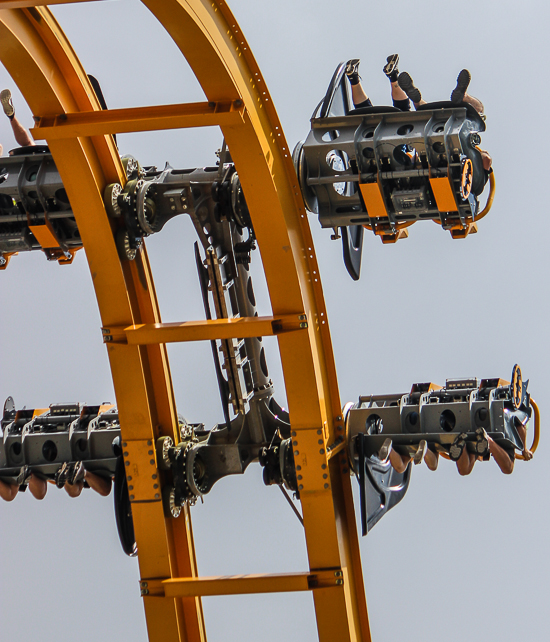 The Batman Rollercoaster at Six Flags Fiesta Texas, San Antonio, Texas