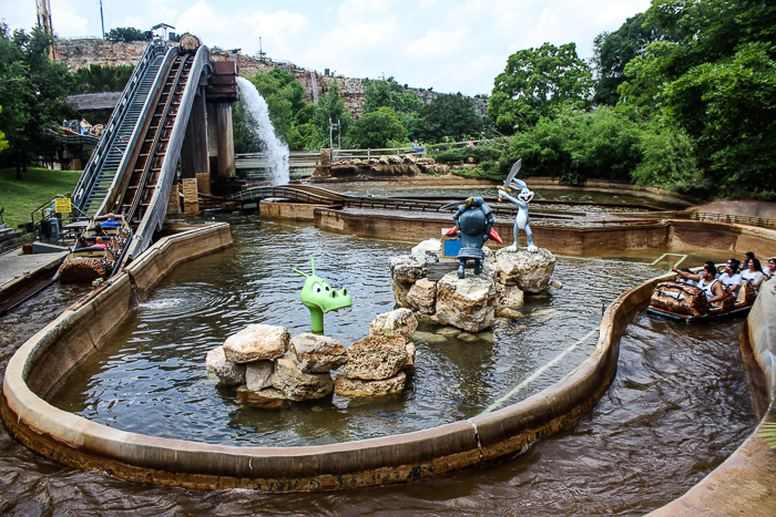 Bugs White Water Rapids at Six Flags Fiesta Texas, San Antonio, Texas