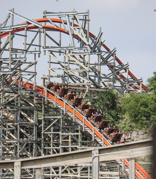 Iron Rattler Rollercoaster at Six Flags Fiesta Texas, San Antonio, Texas