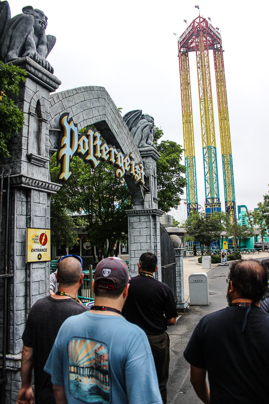 The Poltergeist Rollercoaster at Six Flags Fiesta Texas, San Antonio, Texas