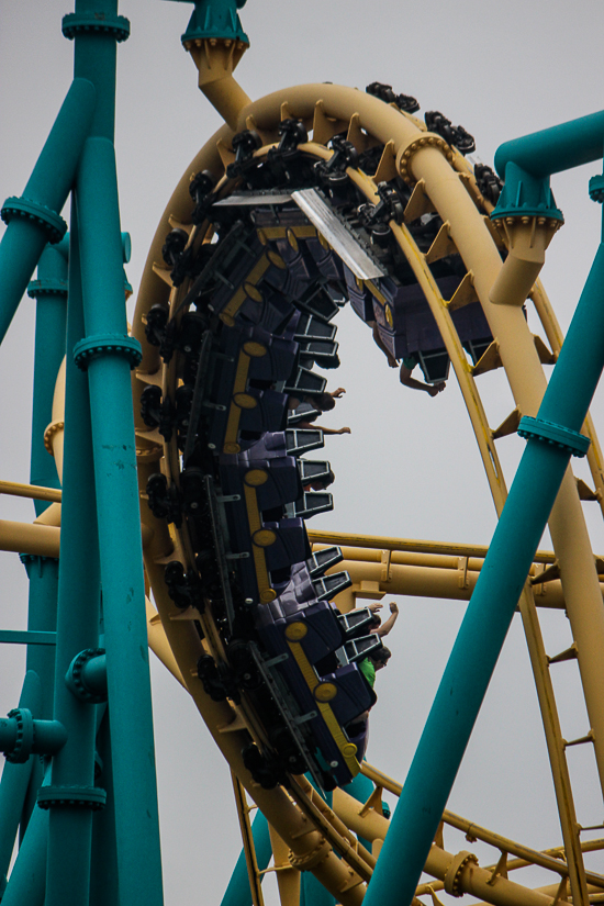 The Poltergeist Rollercoaster at Six Flags Fiesta Texas, San Antonio, Texas