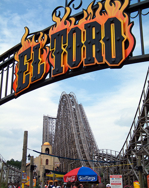 El Toro Rollercoaster at Six Flags Great Adventure, Jackson, New Jersey