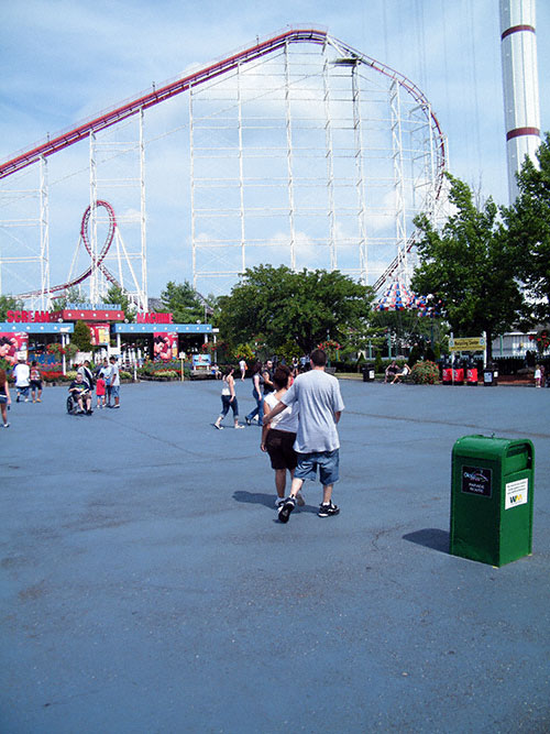 The Great American Scream Machine rollercoaster at Six Flags Great Adventure, Jackson, New Jersey