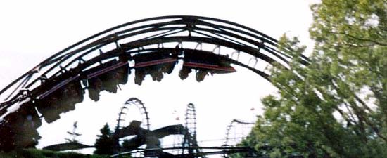 The Whizzer Roller Coaster at Six Flags Great America, Gurnee, Illinois