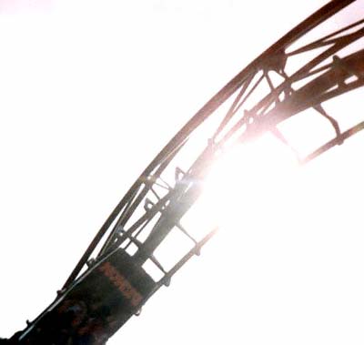 The Whizzer Roller Coaster at Six Flags Great America, Gurnee, Illinois