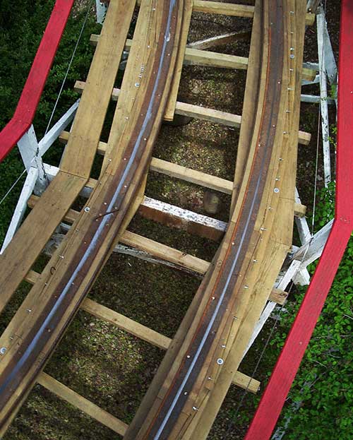 The Great American Eagle Rollercoaster at Six Flags Great America, Gurnee, Illinois