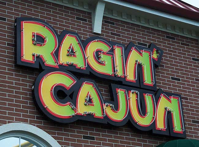 The Ragin Cajun Rollercoaster at Six Flags Great America, Gurnee, Illinois